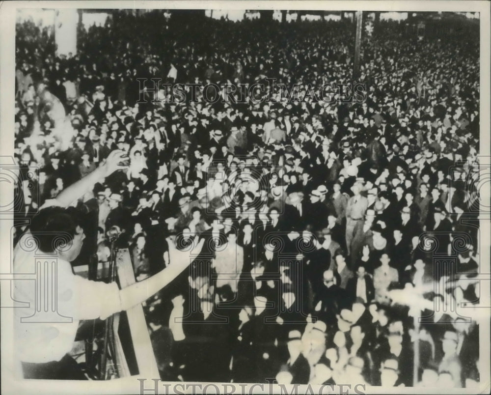 1940 Press Photo James H Morrison Candidate for Governor of Louisiana in Primary - Historic Images