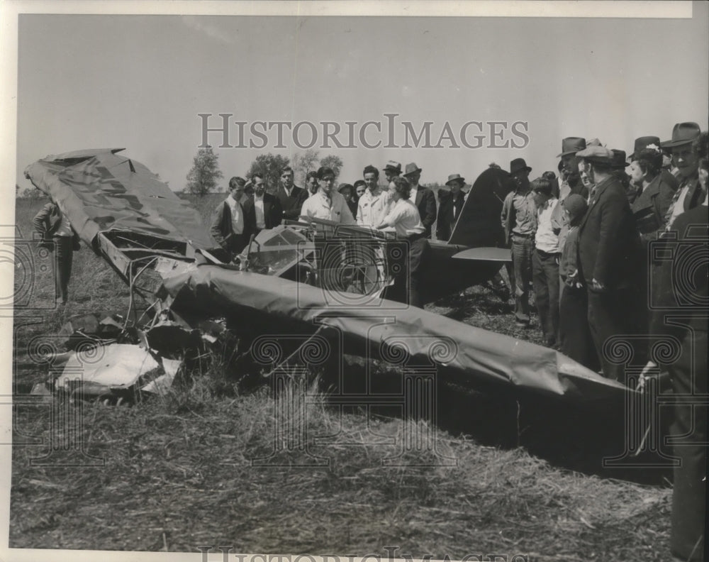 1938 Press Photo Donald Dutt and William V.Hillman died in their private Plane - Historic Images