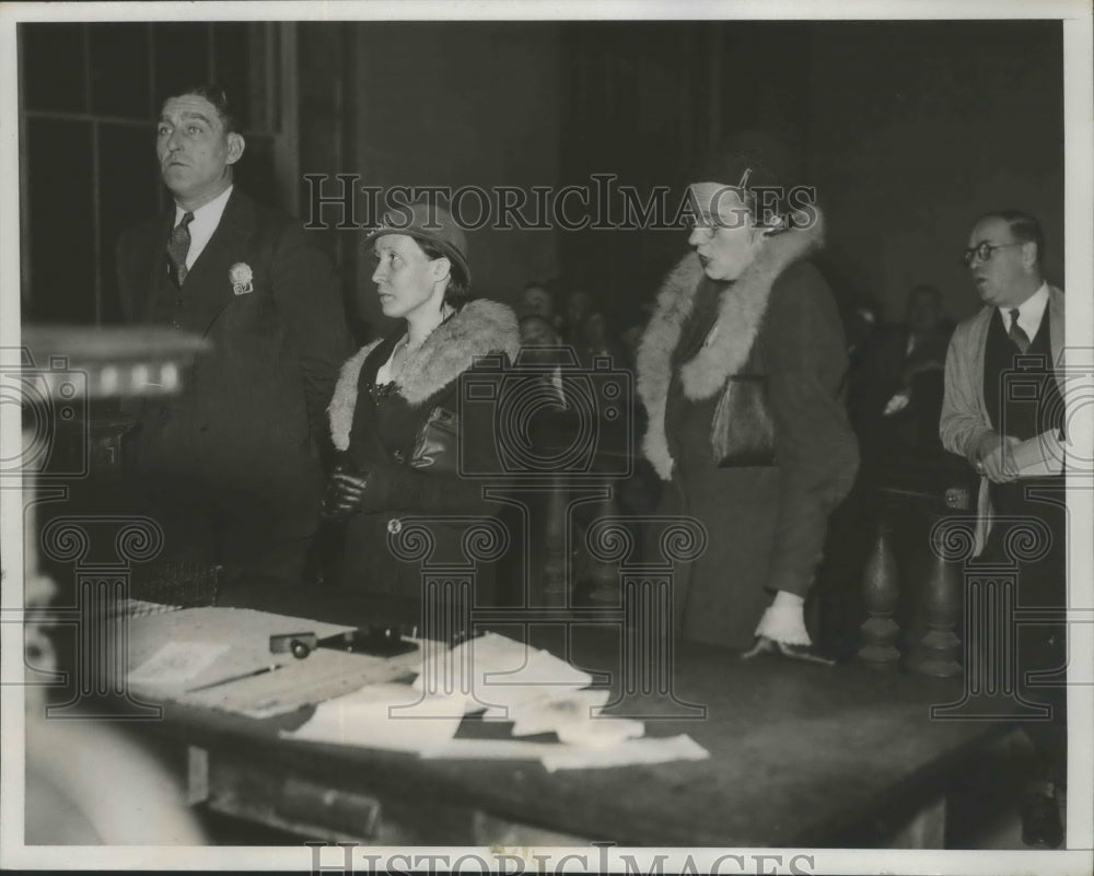 1934 Press Photo Mrs Josephine Delaney Accused Mother of Abandoning Children - Historic Images