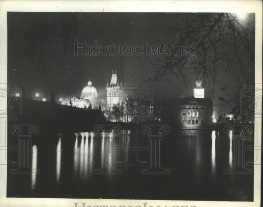 1935 Press Photo Prague Capital of Czechoslovakia One of Europe's Oldest Cities-Historic Images