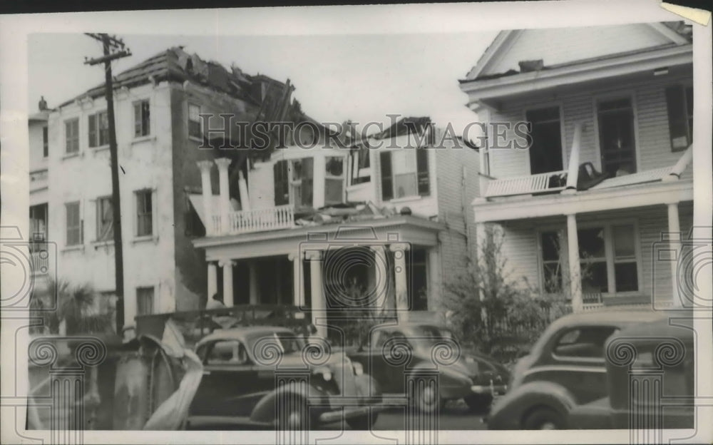 1938 Press Photo Charleston Homes Hit by Terrific Tornado 30 People Killed-Historic Images