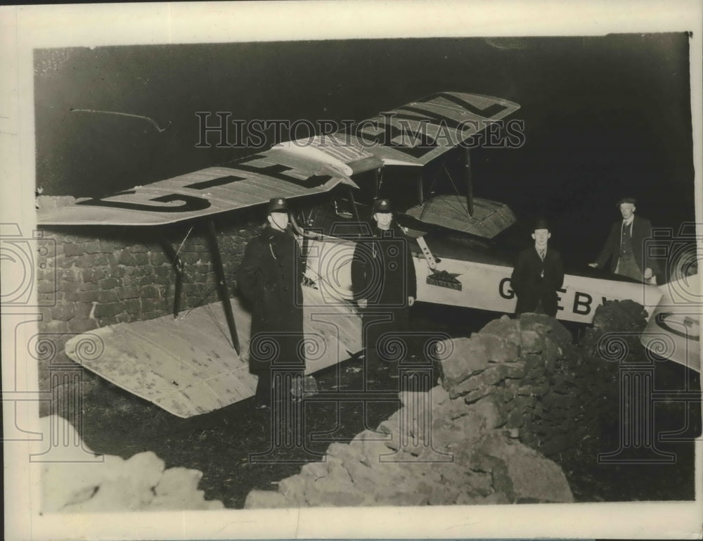 1928 Press Photo Ten-Year-Old Killed 5 Others Injured When Plane Crashed-Historic Images