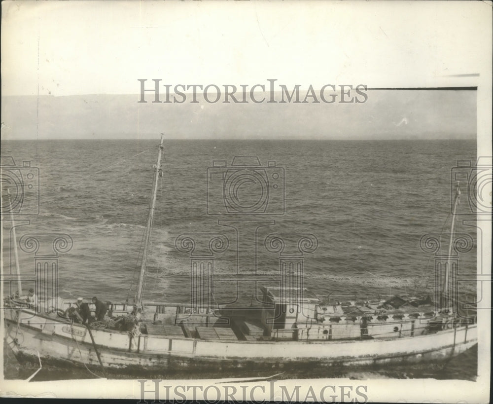 1927 Press Photo Ryoei Maull Adrift in North Pacific - nef67929-Historic Images