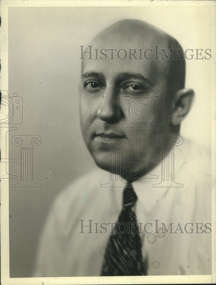 1936 Press Photo Morris Fishbein, Editor of the Journal of the American Medical-Historic Images