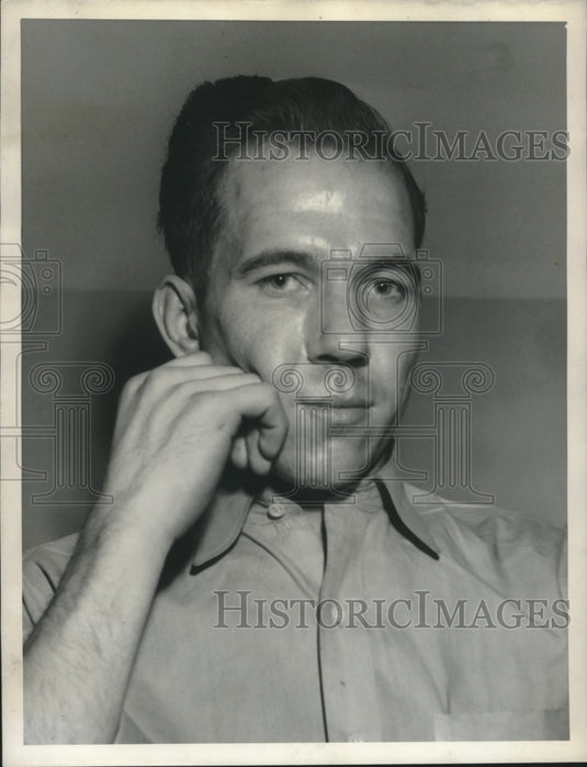 1945 Press Photo George Wellman, 23 confessed to Loraim murder in Columbus-Historic Images