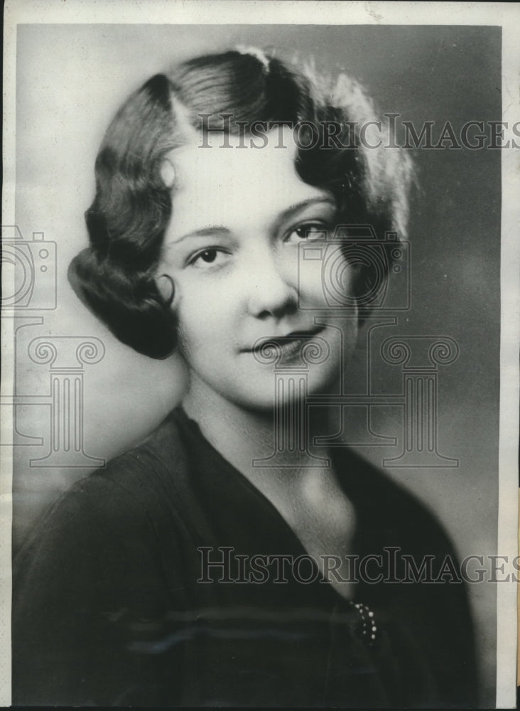 1934 Press Photo Eunice Pollock Wisconsin coed vanished after suspension-Historic Images