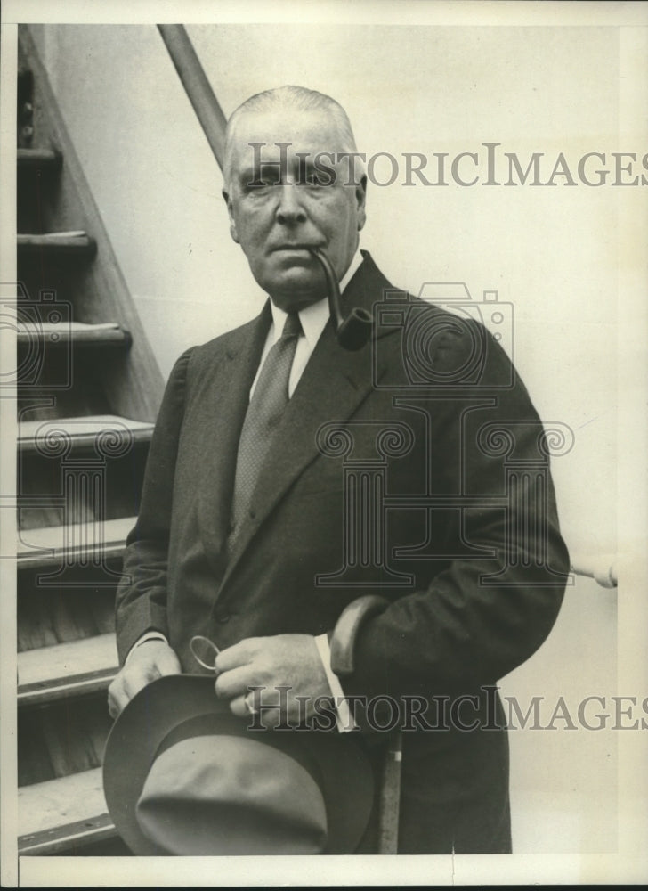 1933 Noted jurist Judge Samuel Seabury on the Ile De France - Historic ...