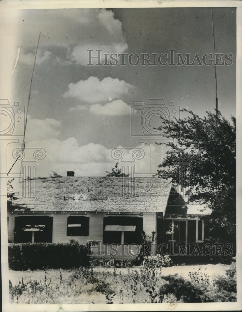 1939 Press Photo Home of Maudellen and Rose Littlefield next to Oklahoma airport-Historic Images