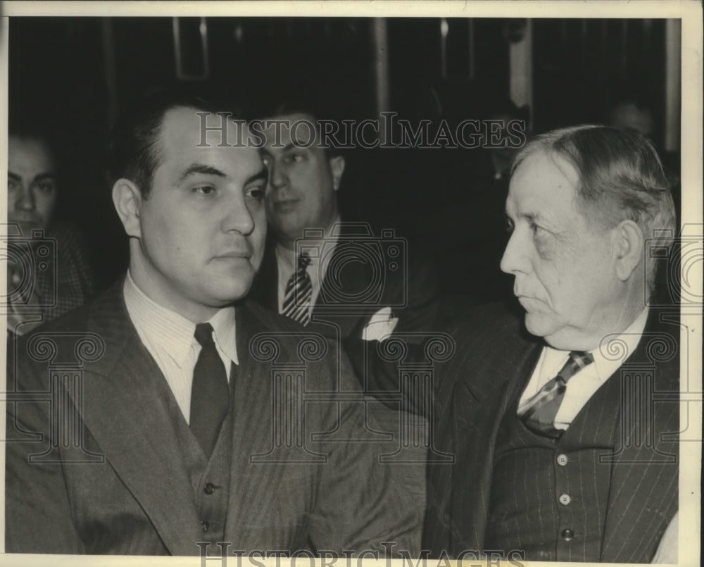 1939 Hafis Salich charged with espionage shown with a Marshall - Historic Images