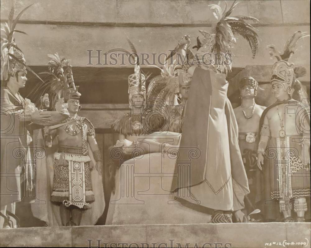 Press Photo Movie scene depicts a ceremonial killing - nef73731- Historic Images