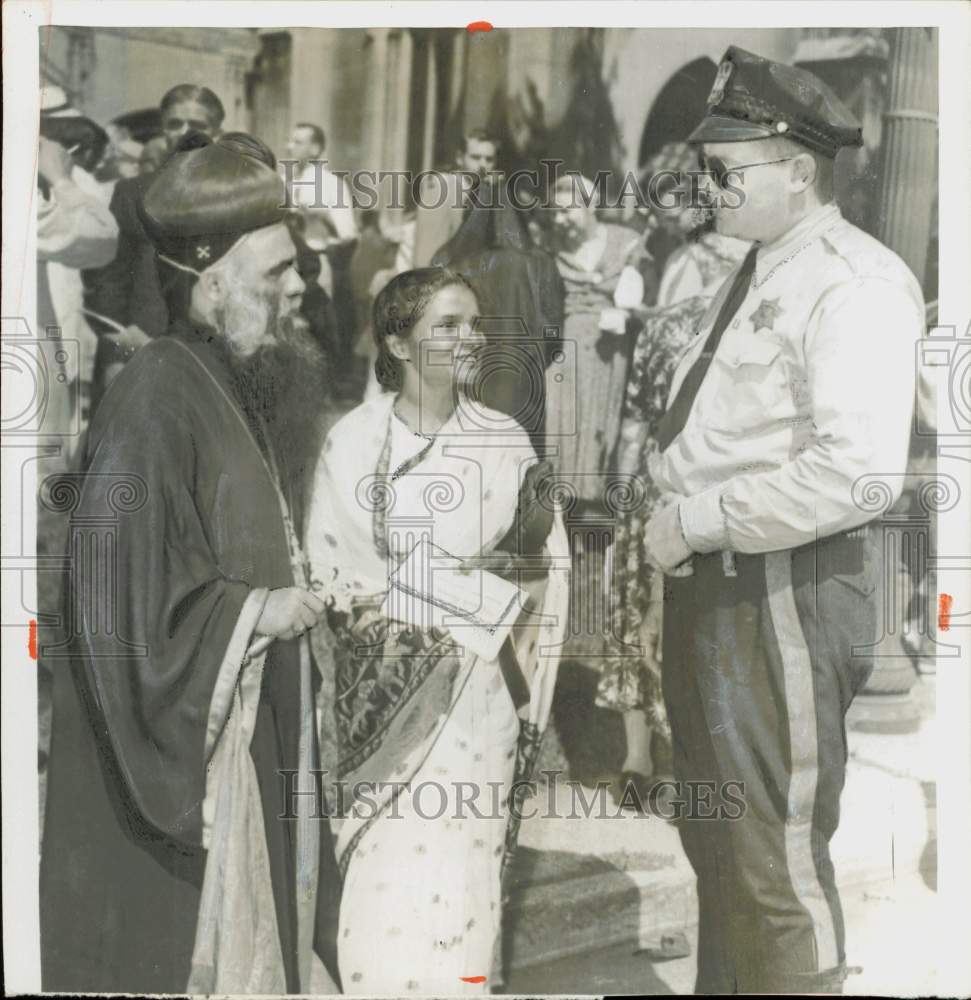 1954 Press Photo Delegates from India at World Council of Churches assembly, IL- Historic Images