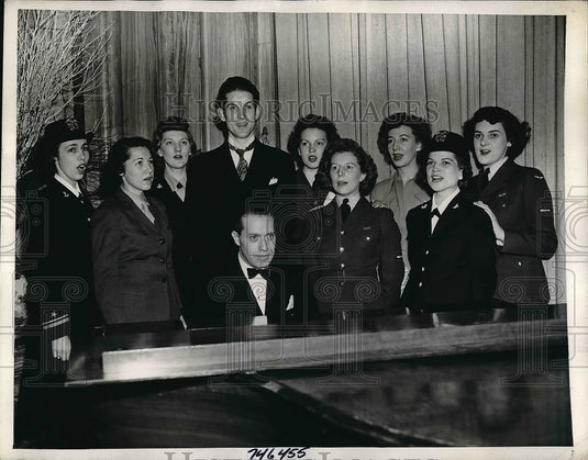 1944 WAACs, Nelson,Walker, Scvott,Thompson,Brummitt,Ozipko,Hagen, - Historic Images