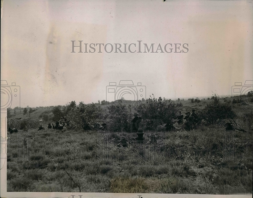 1936 Defenders Members of the 127th Infantry of Rhinelander, Wisc. - Historic Images