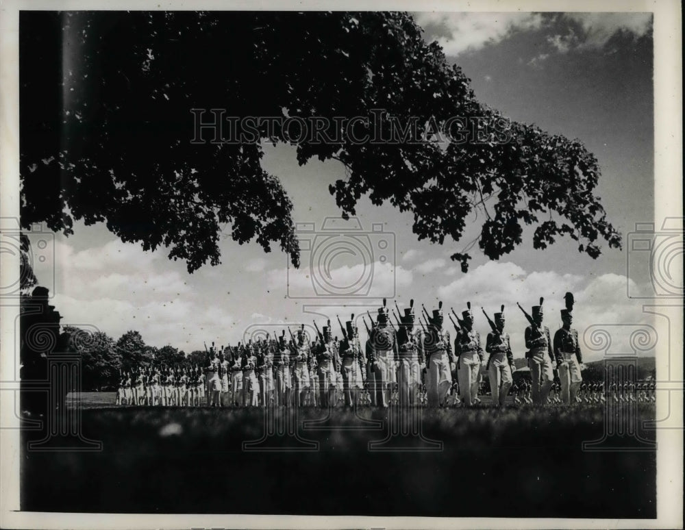 1935 US Military Academy, West Point, NY cadet inspection - Historic Images