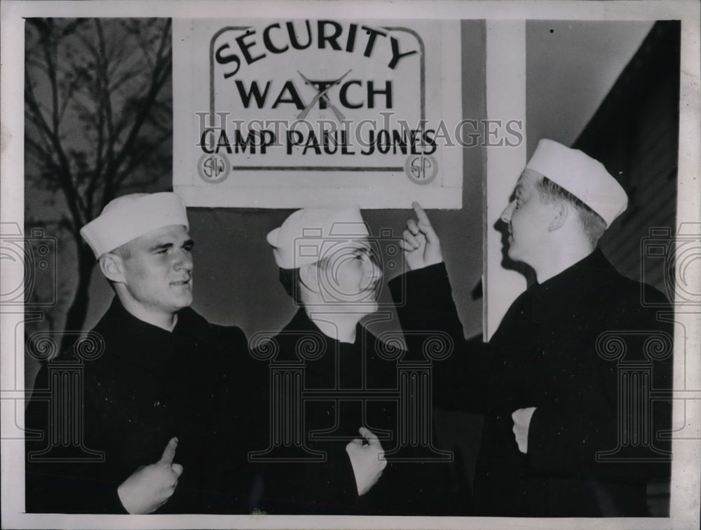 1944 Press Photo Navy recruits at Great Lakes, Ill - nem07330-Historic Images