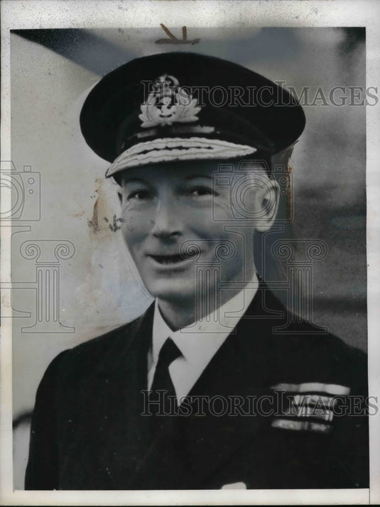 1941 Press Photo Adm. J.C. Tovey C.B. D.S.O Comm. in Chief to British Home Fleet - Historic Images