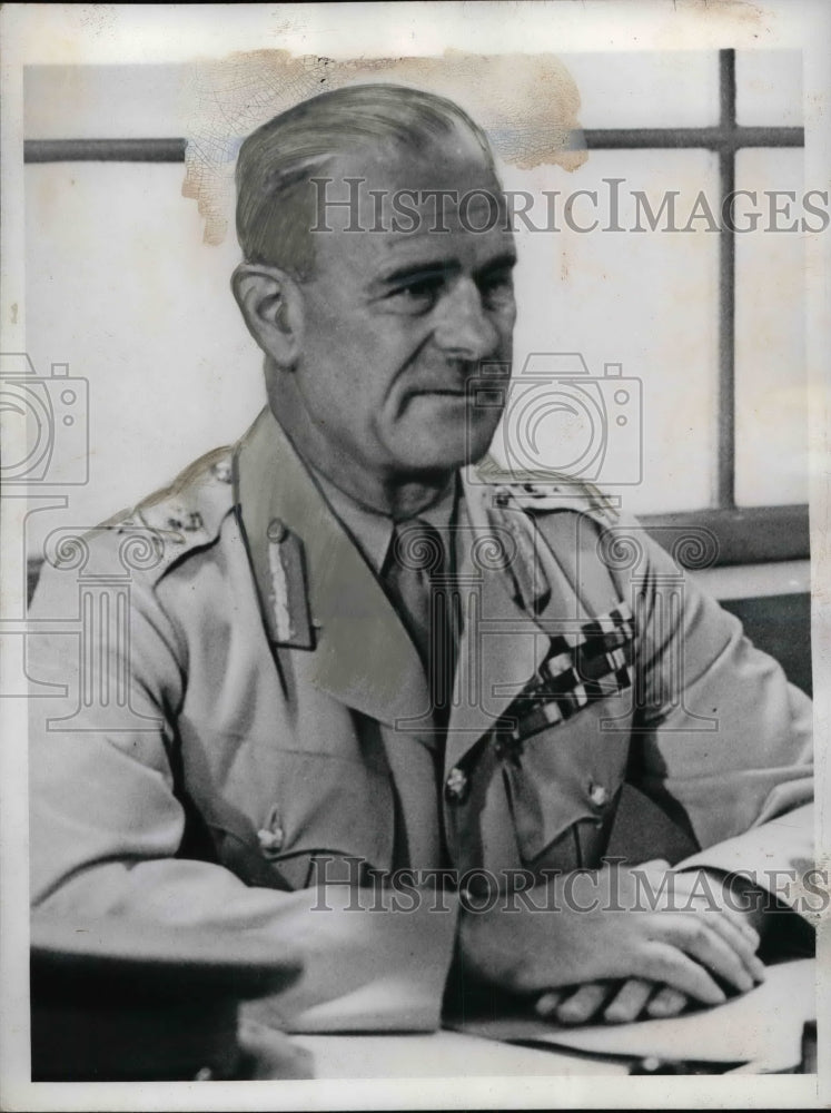 1942 Press Photo Gen. Sir Archibald Wavell, British Cmdr in Pacific - Historic Images