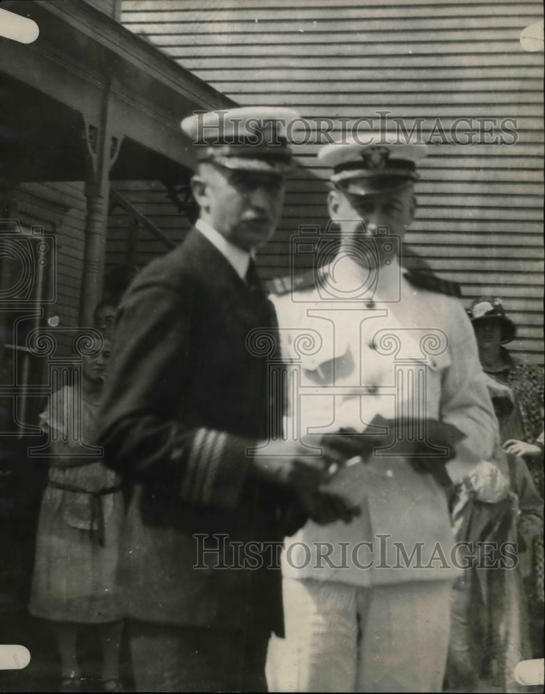 1925 US NAvy Commanders JH Klein & Moore  - Historic Images