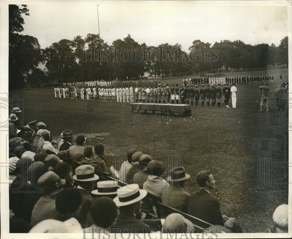 1931 Annual Athletic review at Michie Stadium at West Point Military - Historic Images