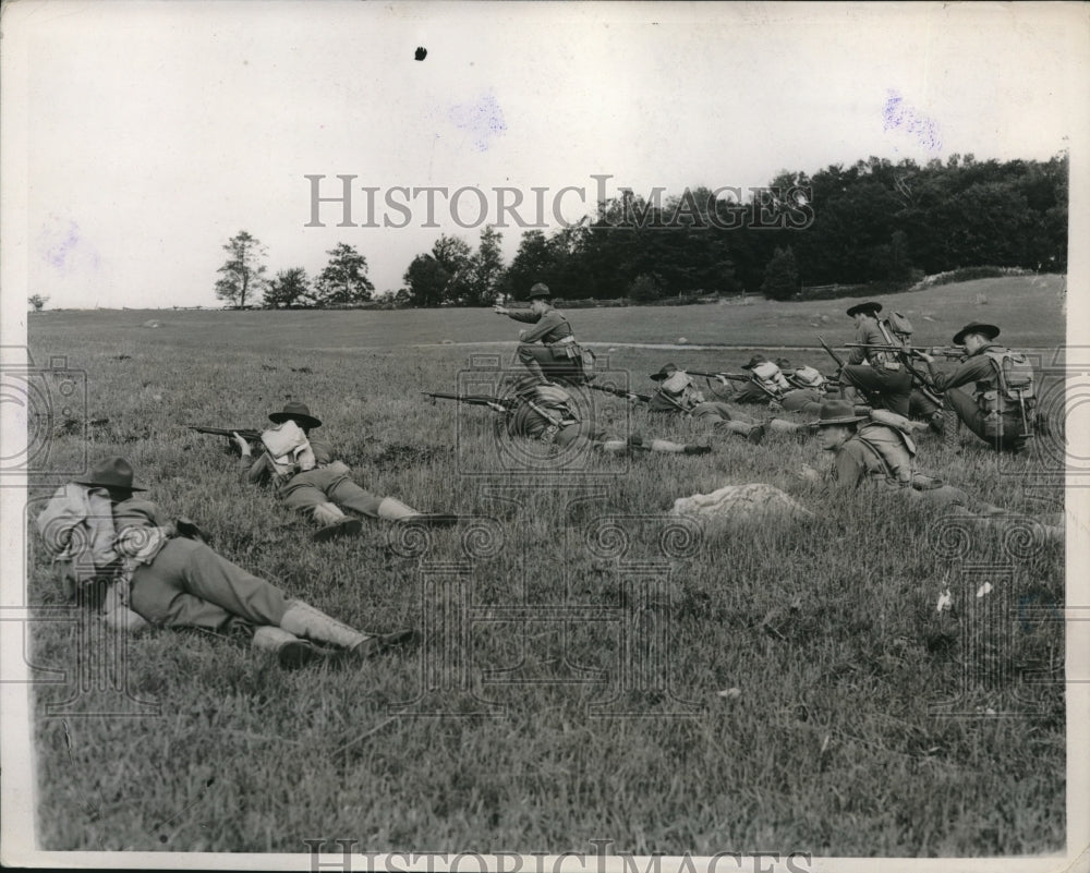 1939 1st Battalion 5th Infantry during peacetime maneuvers in N.Y. - Historic Images