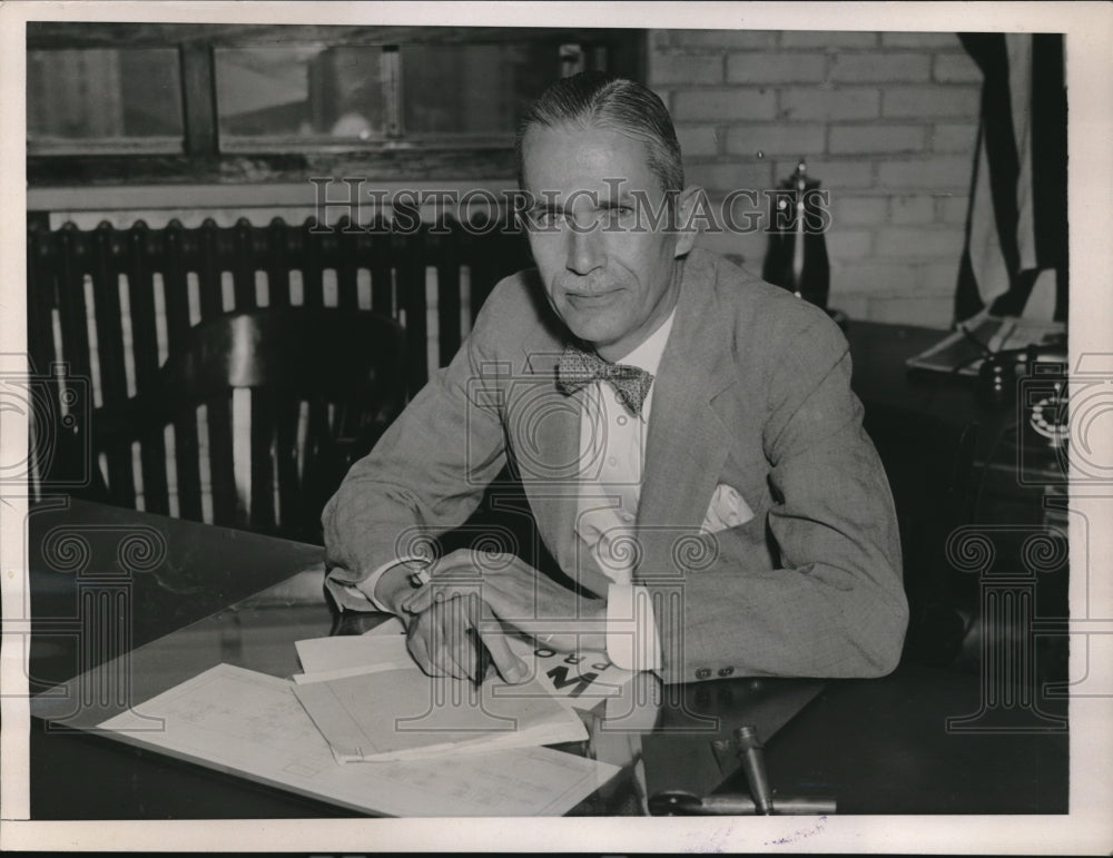 1936 Press Photo Lt. Col.Brehon Burke Somervelle, New York WPA Administrator. - Historic Images