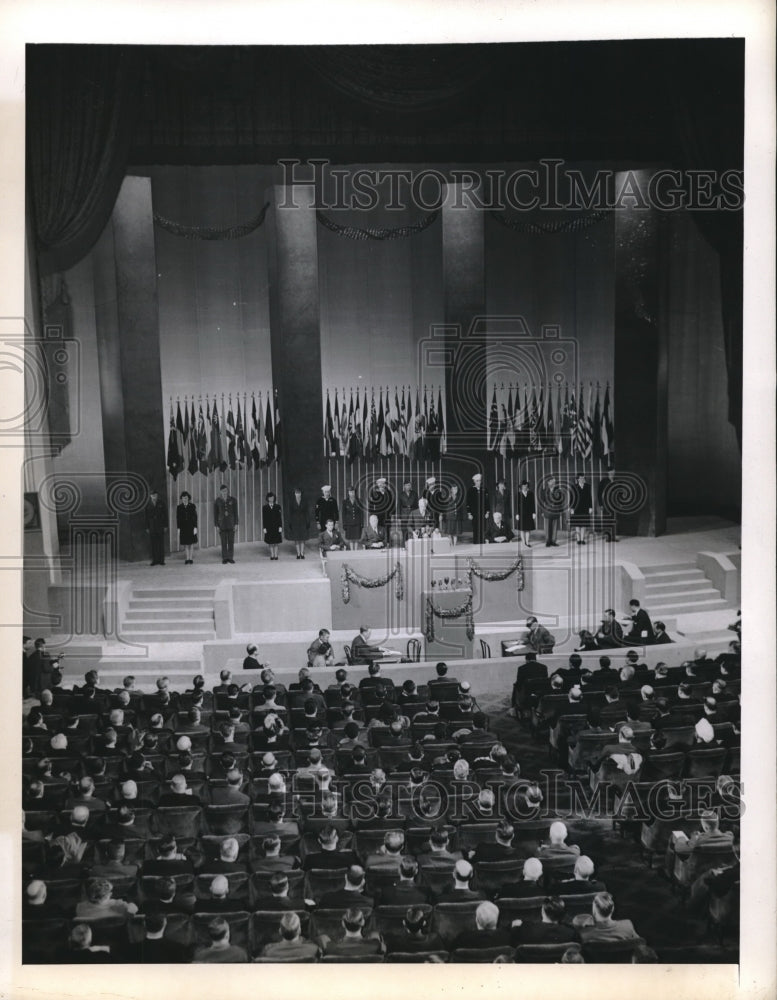 1945 Press Photo SAn Francisco, Service men at the UN conference-Historic Images