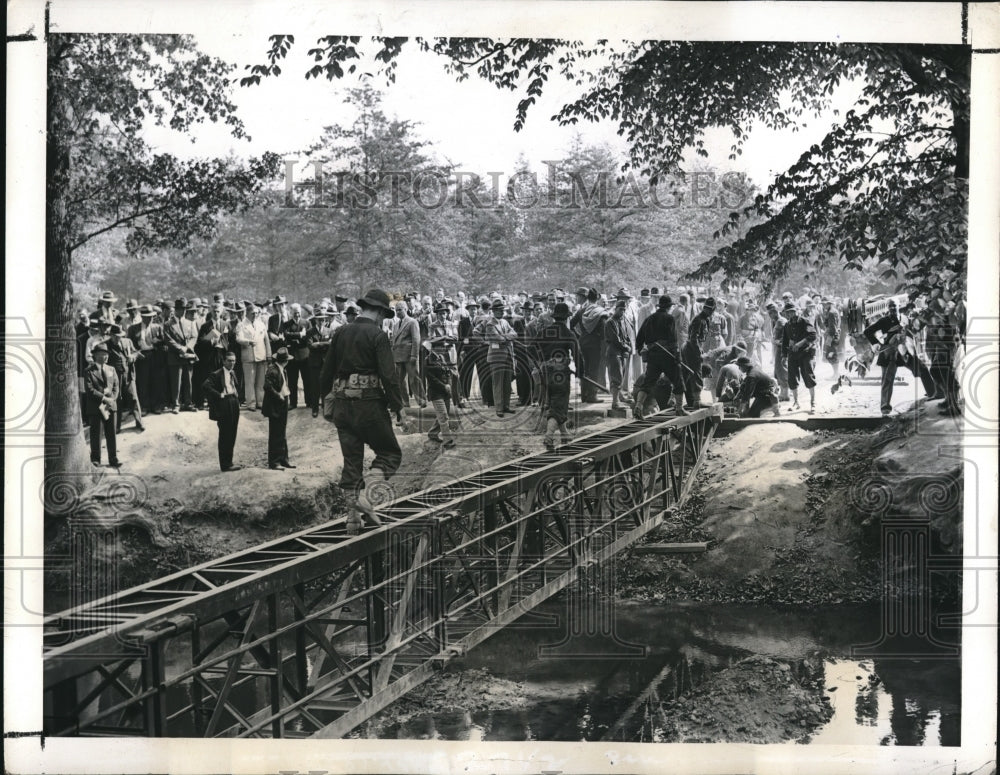 1941 Ft Belvoir, Va Army &amp; artillery at training - Historic Images