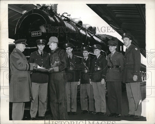 1942 D.C. Maj Gen EB Gregory,Lt Col ECR Lasher, Lt CG Price - Historic Images