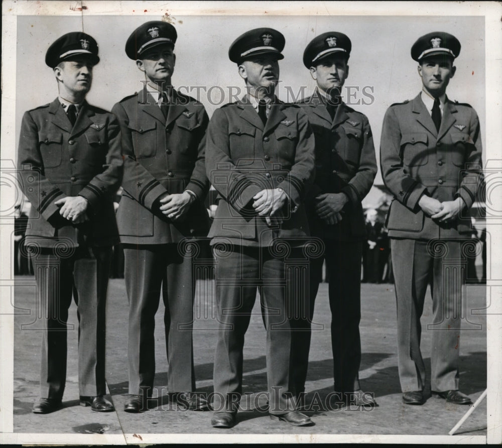 1937 Press Photo Officers to lead trans-Pacific flight from San Diego to Hawaii-Historic Images