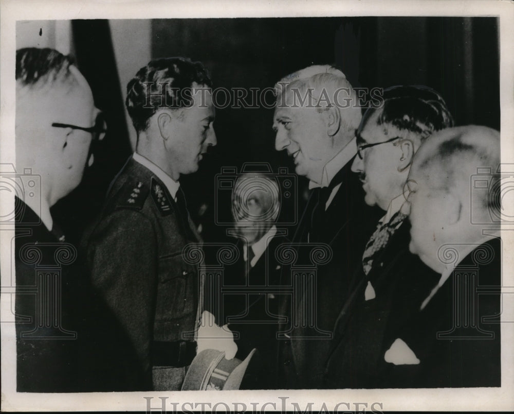 1936 Press Photo King Leopold of Belgium Opens Anticancer Congress in Brussels-Historic Images