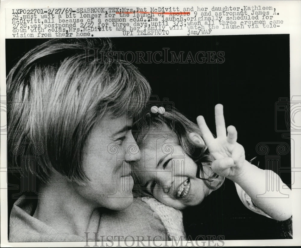 1969 Press Photo Family of NASA Apollo 9 Astronaut Paul McDivitt of Seabrook, TX-Historic Images