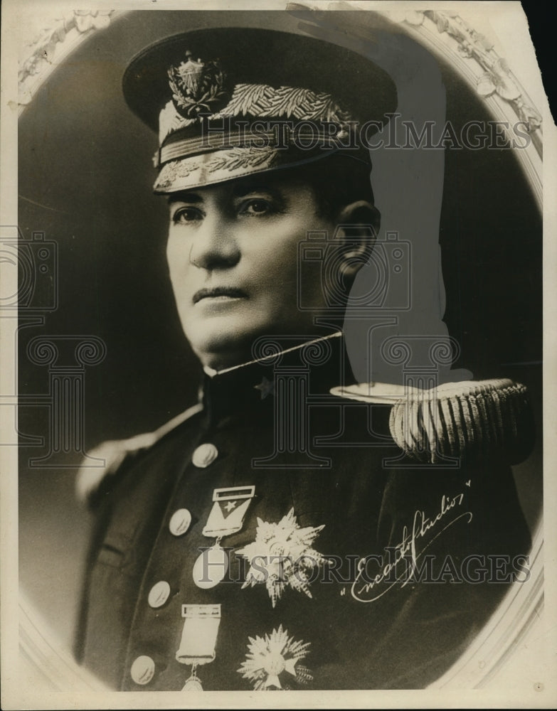 1930 Press Photo Brig. Gen. Semiday Next in Command After Alberto Herrera-Historic Images