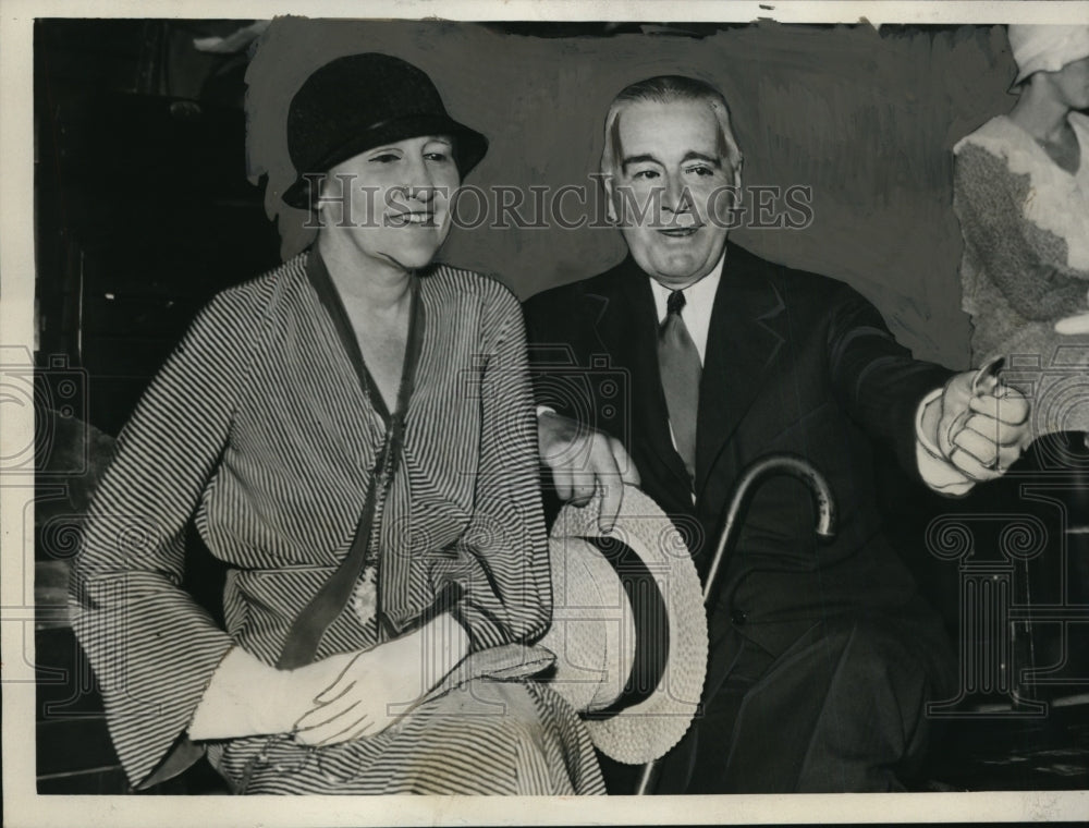 1932 Press Photo Democratic convention Judge &amp; Mrs Samuel Seabury of NY-Historic Images