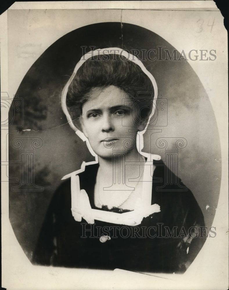 1936 Press Photo Mrs Lillian Feickert of New jersey - Historic Images