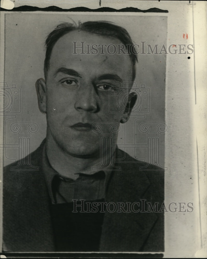 1929 Press Photo Policeman Frank Llazkas - Historic Images