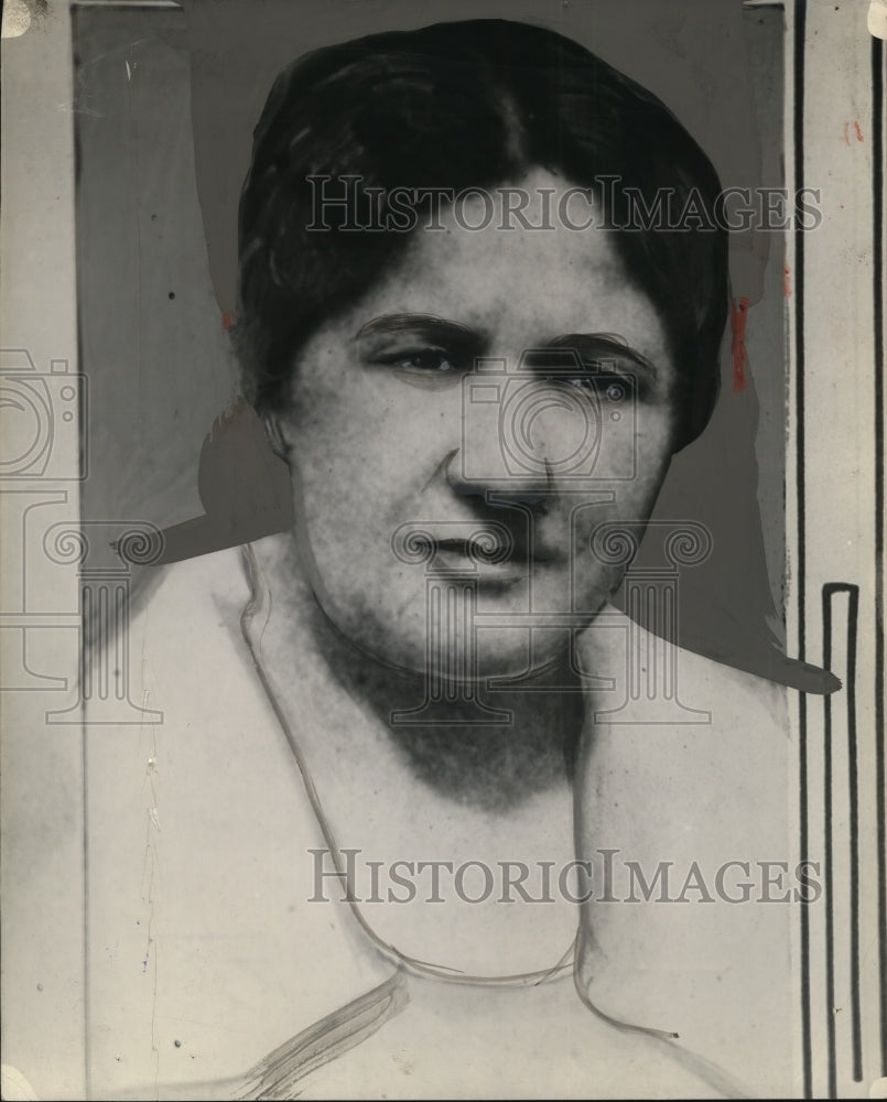 1929 Press Photo Mrs Laylir Berkoveski widown of murdered man - Historic Images