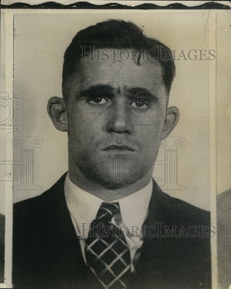 1929 Press Photo Coal and Tram Policeman WJ Lyrter - nem35484-Historic Images