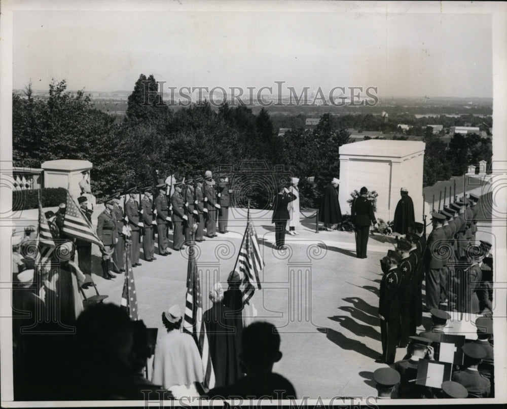 1938 Press Photo Arlington National Cemetery Tomb of Unknown Soldier - Historic Images