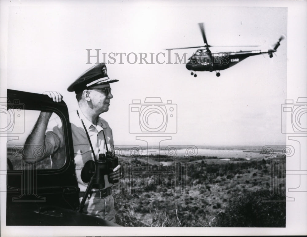 1962 Press Photo Rear Admiral Edward J O&#39;Donnell of the US Military - Historic Images