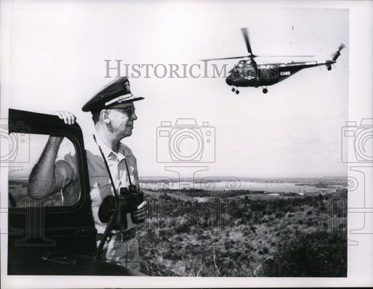 1962 Press Photo Rear Admiral Edward J O'Donnell of the US Military - Historic Images