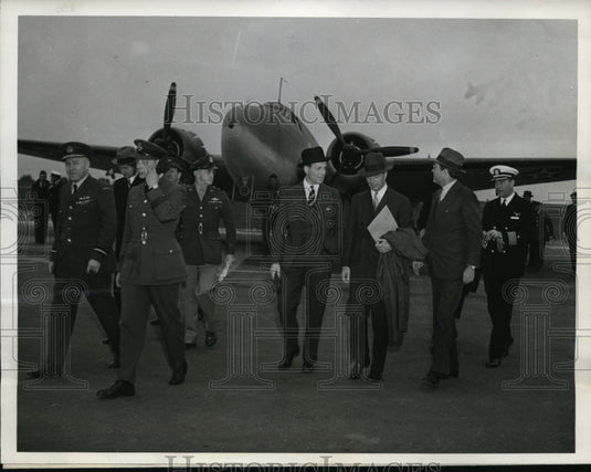 1942 Press Photo US delegates to the United Nations Air Training Conference-Historic Images