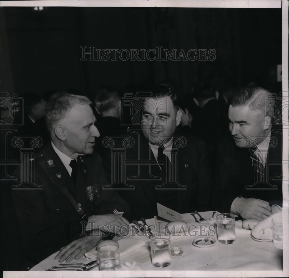 1937 Press Photo Central Housing luncheon in DC Gen Charles Cole of MA-Historic Images