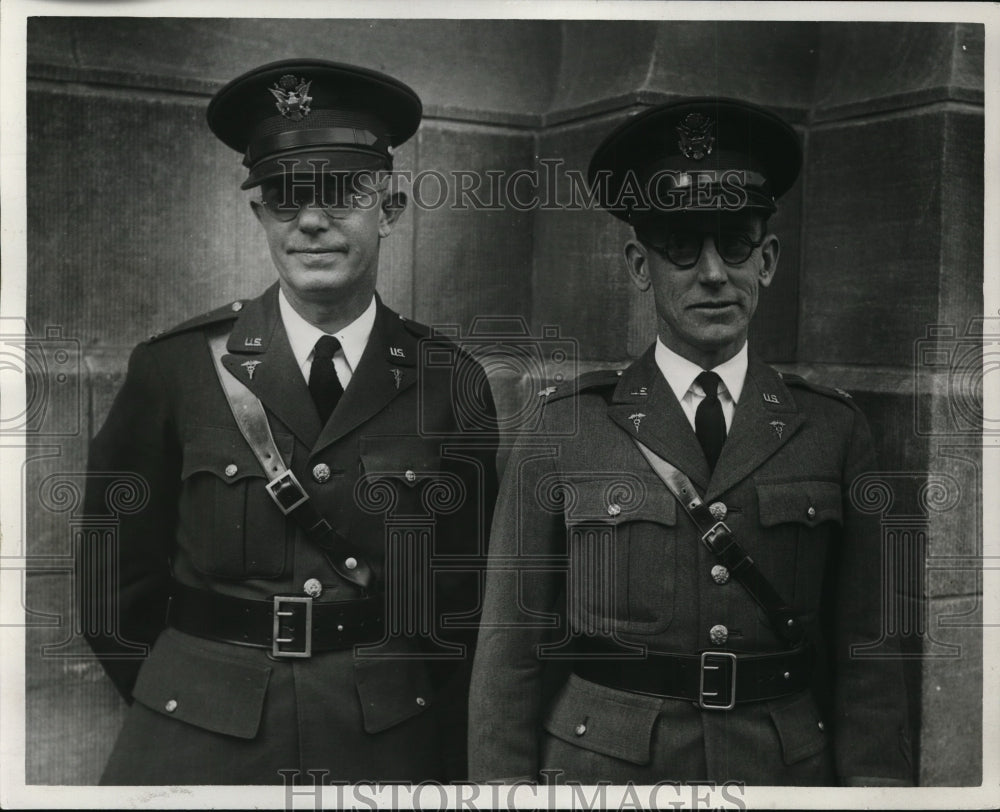 1930 Press Photo Major C.C. Dye and Major E.J. Strickler - nem37562-Historic Images