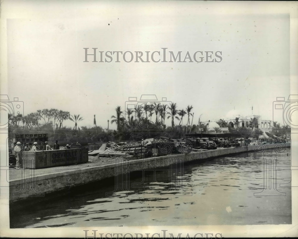 1935 Press Photo View Along Waterfront at Massaua Italian Eritrea - Historic Images