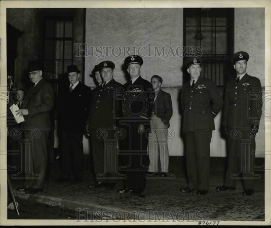 1940 Press Photo West Canadian port welcomes Australian Air Force men- Historic Images