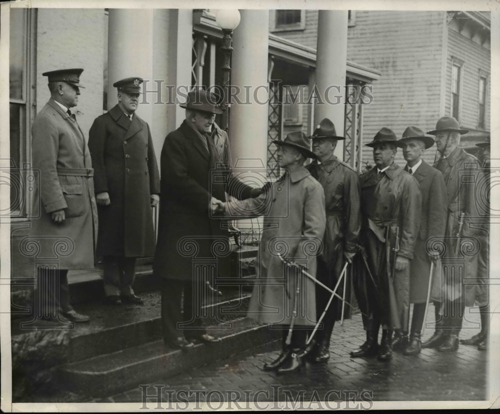 1931 Press Photo Maj Gen Hanson Ely of 2nd Corps area retires from 26th Infantry-Historic Images