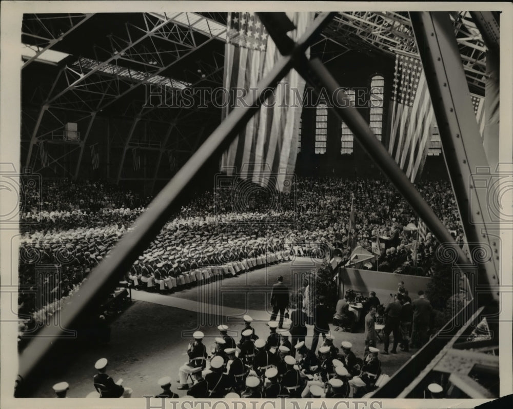 1941 Press Photo View of the new auditorium at US Military Academy West Point NY-Historic Images