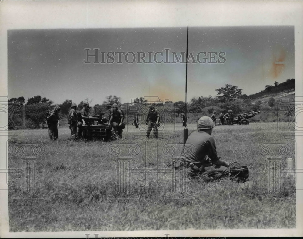 1969 Press Photo US Marines involved in Operation Exotic Dancer II - nem42208-Historic Images