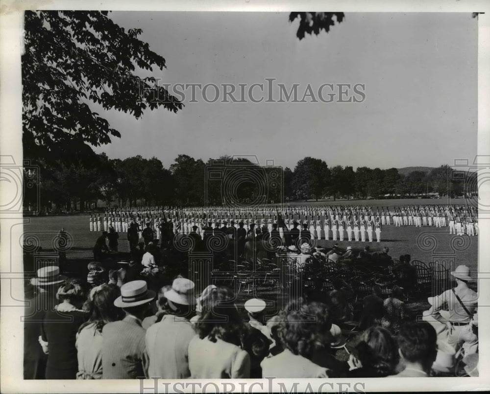 1941 Press Photo West Point Military Academy cadets at Stars &amp; Awards ceremony-Historic Images