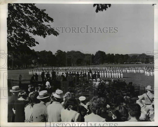 1941 Press Photo West Point Military Academy cadets at Stars & Awards ceremony-Historic Images